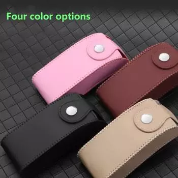 Автомобильный солнцезащитный козырек с эффектом, светящаяся застежка, магнитный цвет, портативный, однотонный, универсальный для хранения чёрный