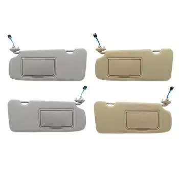 Автомобильный солнцезащитный козырек, внутренний солнцезащитный козырек с двойным освещением и зеркалом для макияжа 83280-TLA-A62 83280-TLY-H11ZB для Honda CRV 2017-2022 right side светло-серый