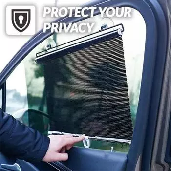 Автомобильный солнцезащитный козырек, выдвижной солнцезащитный козырек, универсальный автомобильный боковой козырек для бокового окна, солнцезащитный козырек для автомобиля D