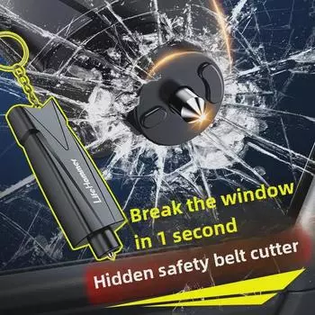 Автомобильный спасательный молоток: Многофункциональный инструмент для разбивания окон и эвакуации