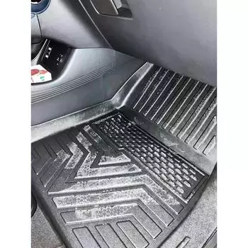 Автомобильный специальный коврик для пола BYD Atto 3 EV 2021 2025 2025 Foot TPE Liner Storage Pad Custom Waterproof Cover Space Rug Accessories