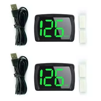 Автомобильный спидометр HUD Head Up Display LED Display Speedometer KMH/MPH Universal Digital Speed Meter Gauges USB Connection