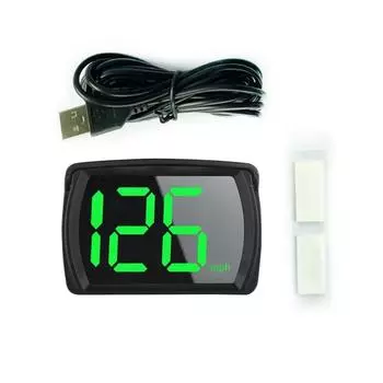 Автомобильный спидометр HUD Head Up Display LED Display Speedometer KMH/MPH Universal Digital Speed Meter Gauges USB Connection