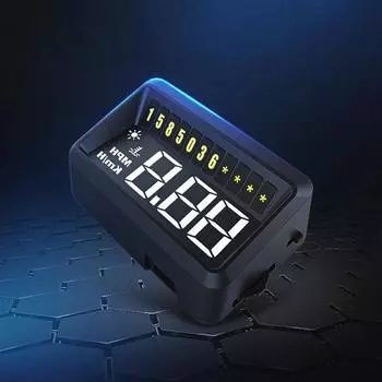 Автомобильный спидометр HUD с упаковкой номера телефона душ скорость вождения проекционный дисплей на лобовое стекло для грузовых автомобилей