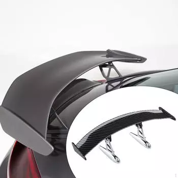 Автомобильный спойлер крыло из углеродного волокна узор автомобильные аксессуары износостойкий сменный хвост