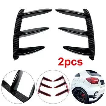 Автомобильный спойлер на задний бампер, диффузор Canards для Mercedes Benz W176 A200/250/260/45 чёрный