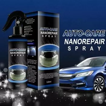 Автомобильный спрей для удаления царапин Экологичный водонепроницаемый Длительная защита Легкое нанесение Автомобильный защитный спрей 120ML