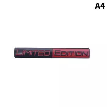 Автомобильный Стайлинг 3D Металлический Ограниченный Выпуск Логотипа Передняя Решетка Эмблема Боковые Крыла Задний Багажник Значок Наклейка Для Универсального Декора Автомобилей