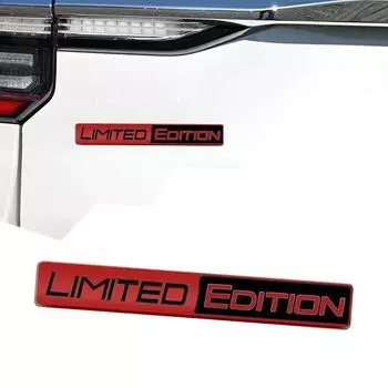 Автомобильный Стайлинг 3D Металлический Ограниченный Выпуск Логотипа Передняя Решетка Эмблема Боковые Крыла Задний Багажник Значок Наклейка Для Универсального Декора Автомобилей A4