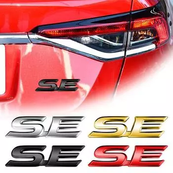 Автомобильный Стайлинг 3D SE Car Металлический Сплав Задний Багажник Крыло Клейкая Эмблема Кузов Задняя Дверь Смещение Эмблема