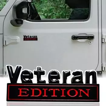 Автомобильный Стайлинг 3D Veteran Edition Металлическая Клейкая Эмблема Декоративный Значок Забавная Наклейка Автомобильный Аксессуар