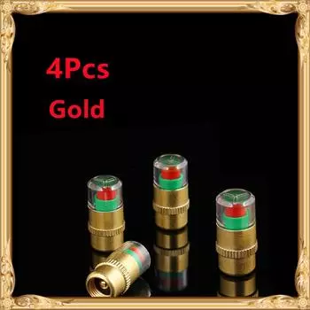 Автомобильный Стайлинг 4 шт. Металлические Колпачки для вентилей колесных шин Чехол для штока Автоаксессуары серебряный