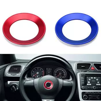Автомобильный Стайлинг, эмблема на руль, подходит для 2011-2016 VW Volkswagen Golf 6 Golf 7 POLO CC Tiguan Passat Touran Scirocco Beetle