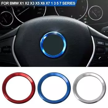 Автомобильный Стайлинг Декоративное Кольцо Руль Круглая Наклейка Для BMW Performance M Power E90 E91 E92 E93 X1 X3 X5 X6 M3 M5 E46 E39 красный