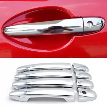 Автомобильный Стайлинг Хромированная Накладка на дверную ручку Отделка Накладка Украшение Для Mazda 2 3 6 CX3 CX5 CX9 DJ DL BM BN GJ GL DK KE KF TC 2013-2020