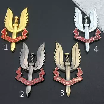 Автомобильный Стайлинг, наклейка, британская армия, специальная воздушная служба, SAS Who Dares Wins, эмблема, значок, наклейки, аксессуары для автомобилей, мотоциклов for 1