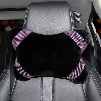 Автомобильный Стайлинг Подушка для шеи Защита подголовника Авто Поддержка Отдых Путешествия Украшения для автомобиля Аксессуары для интерьера для женщин белый
