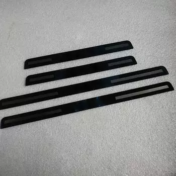 Автомобильный Стайлинг, ультратонкая накладка из нержавеющей стали/накладка на порог, накладка на порог для Volkswagen Passat B5 B6 B7 B8 серебряный