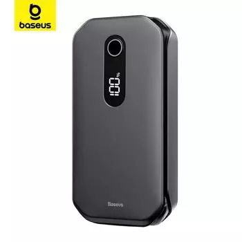 Автомобильный стартер Baseus Super Energy Pro 12000 мАч, 5 В/3 А, ток Паак 1000 А, автомобильное инверторное зарядное устройство, автомобильный аккумулятор