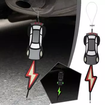 Автомобильный статический ремень, автоматический антистатический безопасный заземляющий провод, электростатический гибкий антистатический статический автомобиль T3Q3 Night light-One size