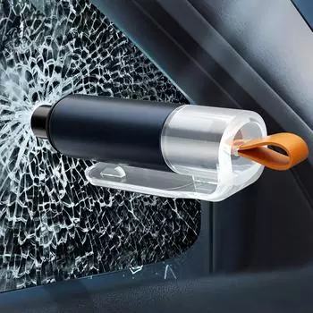 Автомобильный стеклобой, аварийный молоток, мини-молоток для спасения жизни, нож для резки ремней безопасности, аварийно-спасательный инструмент для автомобиля красный