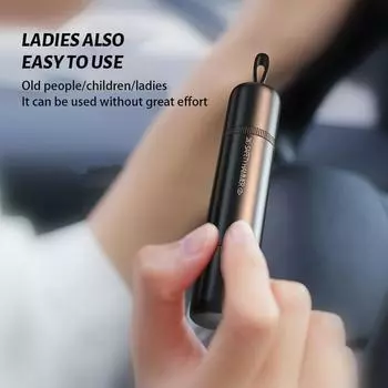 Автомобильный стеклобойный молоток, устройство для эвакуации разбитого стекла, автомобильный многофункциональный односекундный стеклобой красный