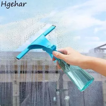 Автомобильный стеклоочиститель для окон, бытовой, многофункциональный, с лейкой, инструмент для мытья окон, скребок для стекла, портативный, эффективный оранжевый