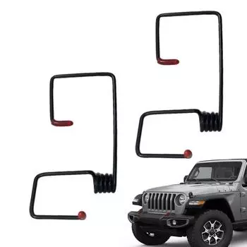 Автомобильный стеклоочиститель, пружина давления, 1 пара, металлический рычаг, усилитель пружины давления, натяжная пружина для стеклоочистителя, автомобильные аксессуары CHINA