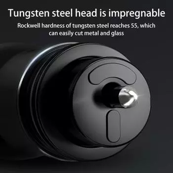 Автомобильный стеклоподъемник, безопасный молоток, алюминиевый сплав, U-образный, многофункциональный, резак для ремней безопасности, аварийный инструмент для эвакуации, автомобильные аксессуары