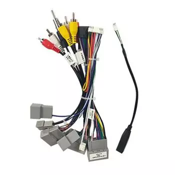 Автомобильный стерео 16-контактный разъем жгута проводов адаптер + коробка Canbus для Honda Civic CRV