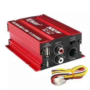 Автомобильный стереоусилитель Автомобильный аудиоусилитель Маленький усилитель 2-канальный автомобильный аудиоусилитель Многоканальные усилители Автомобильный усилитель динамиков United States