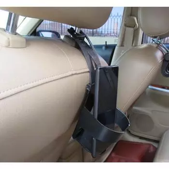 Автомобильный стильный подстаканник для напитков, портативный автомобильный органайзер для бутылок, стабильный фиксированный универсальный чёрный