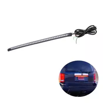 Автомобильный стоп-сигнал 2835 SMD, двухцветный светильник, гибкая 36 светодиодная лента, задний указатель поворота, задний стоп-сигнал, лампа стоп-сигнала