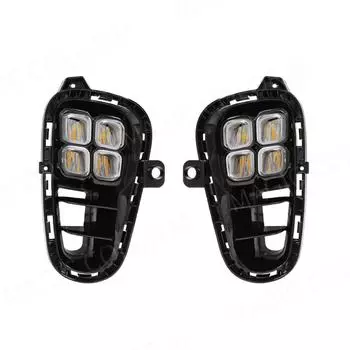 Автомобильный свет дневного света DRL для Kia RIO светодиодные дневные ходовые огни дневной свет указатель поворота фара противотуманная фара