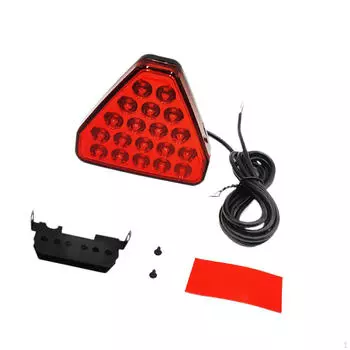 Автомобильный свет, предупреждающие автомобильные аксессуары, универсальная вспышка, стробоскоп, 3-й Red Shell