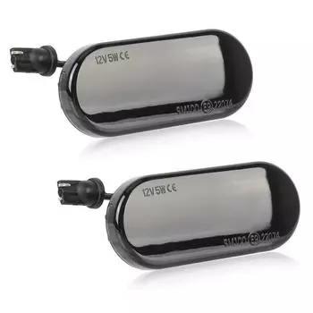 Автомобильный светильник, автомобильные аксессуары, светодиодный динамический указатель поворота, боковой габаритный мигающий индикатор, 2 шт.