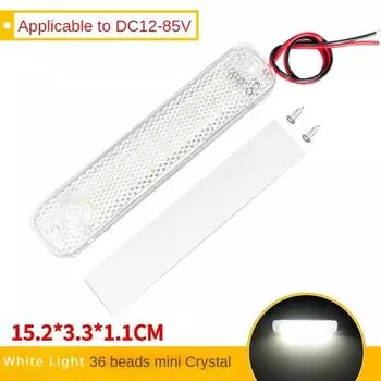 Автомобильный светильник для чтения, 36 светодиодов, багажник, 12-85 В, потолочный светильник для внутреннего освещения, освещение крыши с выключателем для фургона, грузовика, автофургона, кемпера, лодки