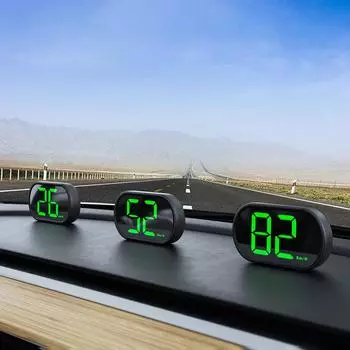 Автомобильный светодиодный цифровой спидометр Head-Up Display Универсальные приборы для измерения скорости автомобиля Спидометр HUD Помощник для безопасного вождения грузовика белый