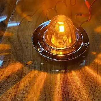 Автомобильный светодиодный фонарь для грузовика, боковой фонарь для автофургона, стеклянный боковой фонарь K0U9 красный