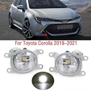 Автомобильный светодиодный передний бампер, противотуманная фара, лампа для Toyota Corolla, противотуманная фара с противотуманной фарой 1PC Left