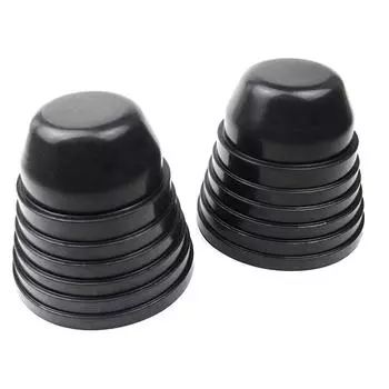 Автомобильный светодиодный пылезащитный чехол для фар, резиновое уплотнение для фар, внутренняя крышка 75-100 мм чёрный