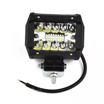Автомобильный светодиодный рабочий фонарь 60 Вт, внедорожный рабочий фонарь 12 В, автоматический противотуманный фонарь * точечный и прожекторный комбинированный луч, интегрированный в световую панель для Optima CHINA
