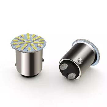 Автомобильный светодиодный стоп-сигнал 1157 1156 S25, фонарь заднего хода, указатель поворота, супер яркий 3014, 22SMD, стробоскоп 1156