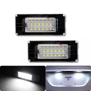 Автомобильный светодиодный светильник номерного знака, встроенный контроллер Canbus для Mini Cooper R52/R55/R55N/R56/R56N