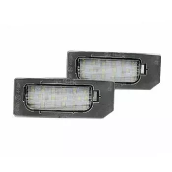 Автомобильный светодиодный светильник номерного знака для Mitsubishi ASX Встроенный контроллер Canbus