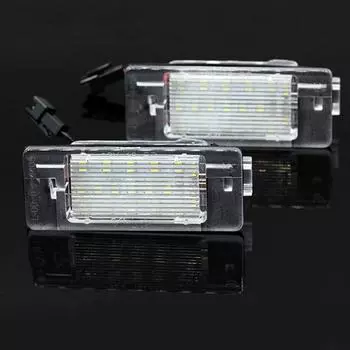 Автомобильный светодиодный светильник номерного знака для Opel Vectra C Estate 02-08 Встроенный контроллер Canbus