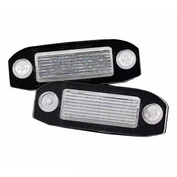 Автомобильный светодиодный светильник номерного знака для Volvo C70 S80 V70 S60 V50 XC90 Встроенный контроллер Canbus