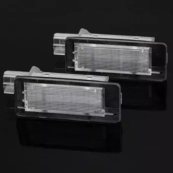 Автомобильный светодиодный светильник номерного знака для Renault Espace Scenic Laguna Dacia Встроенный контроллер Canbus