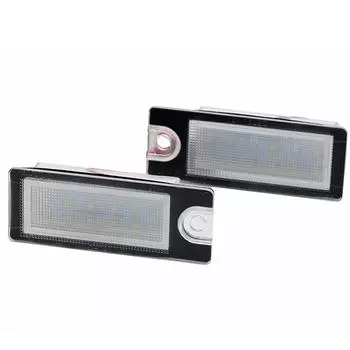 Автомобильный светодиодный светильник номерного знака для Volvo V70 XC70 S60 S80 XC90 Встроенный контроллер Canbus