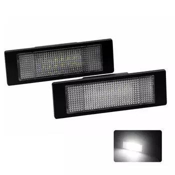 Автомобильный светодиодный светильник номерного знака для BMW E87 E81 E63 E64 E85 E86 для Mini Cooper Club man, белая лампа Canbus, лампа